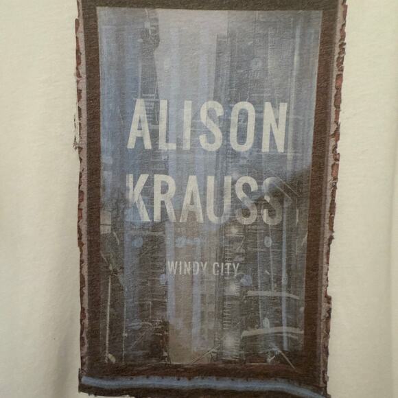 Alison Krauss Windy City Tshirt Tee Bella Canvas Large - Picture 3 of 5